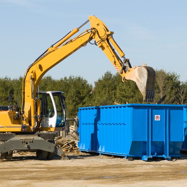 how many times can i have a residential dumpster rental emptied in Cowlington Oklahoma